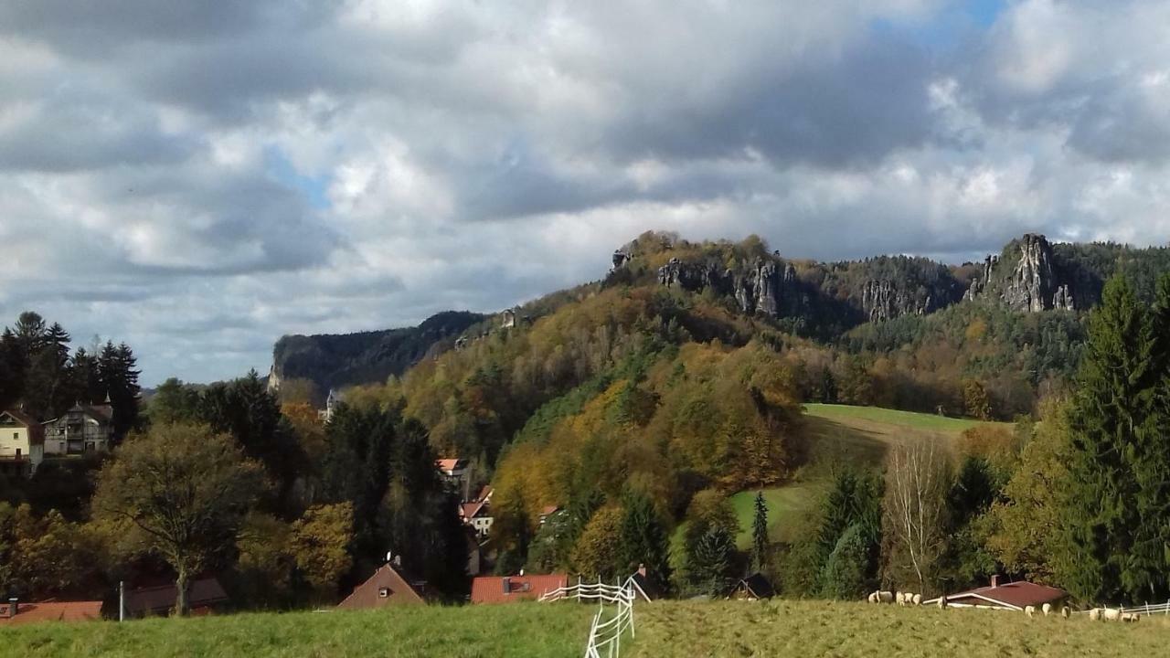 Ferienwohnung Zum Lilienstein 巴特尚道 外观 照片